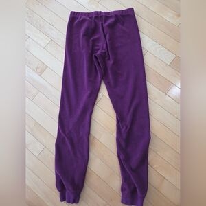 Roots Kids Burgundy Fleece Joggers